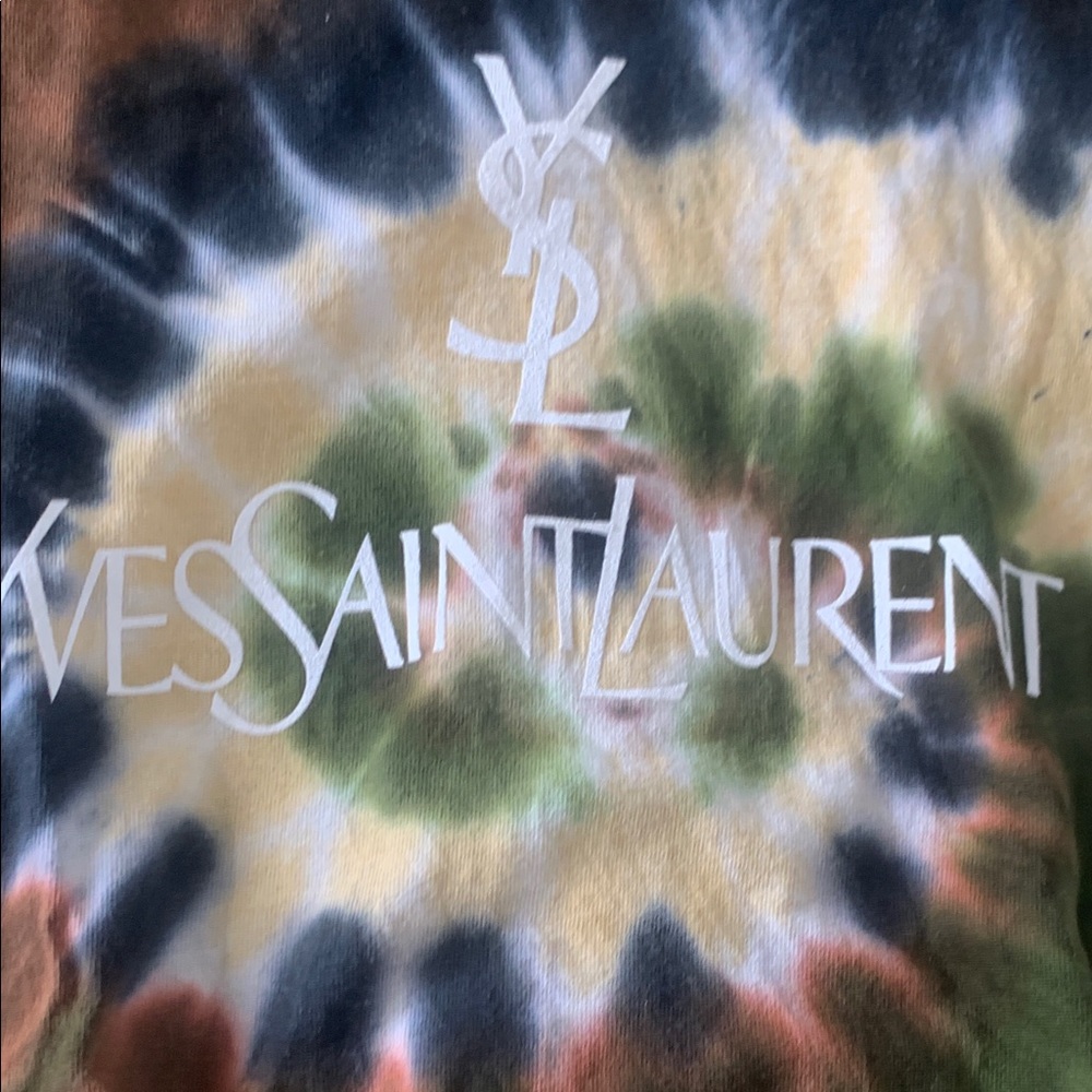 tie dye YSL t-shirt from ShopThursdays